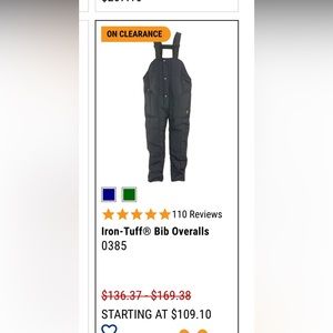 Work suit for cold brand new